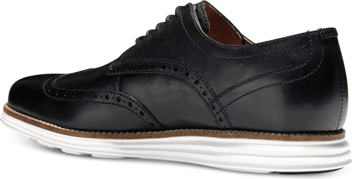 Cole Haan Men's Original Grand Wing Oxfords - Black/white - Image 3