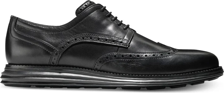 Cole Haan Men's Original Grand Wing Oxfords - Black/white - Image 8