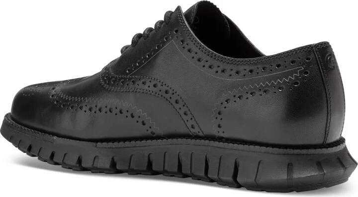 Cole Haan Men's ZERÃGRAND Remastered Lace-Up Wingtip Oxford Shoes - Ch British Tan/ivory - Image 8