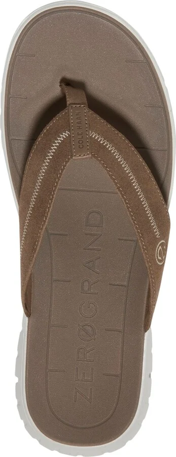 Cole Haan Men's ZERÃGRAND Thong Sandal - Black/Black - Image 10