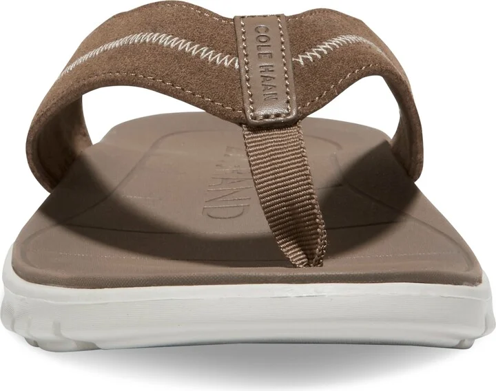 Cole Haan Men's ZERÃGRAND Thong Sandal - Black/Black - Image 11
