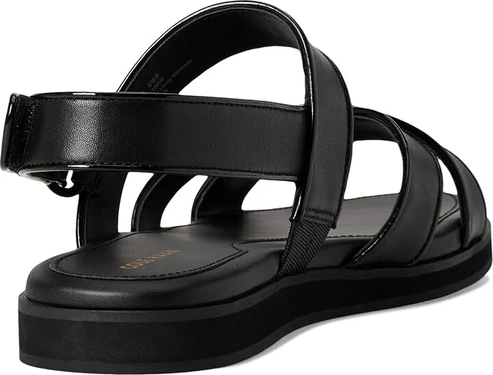 Cole Haan Mirabelle Crisscross Sandals Women's Sandals Black/Patent/Black : 9.5 B - Medium, Leather - Image 4