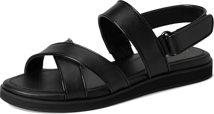 Cole Haan Mirabelle Crisscross Sandals Women's Sandals Black/Patent/Black : 9.5 B - Medium, Leather - Image 5
