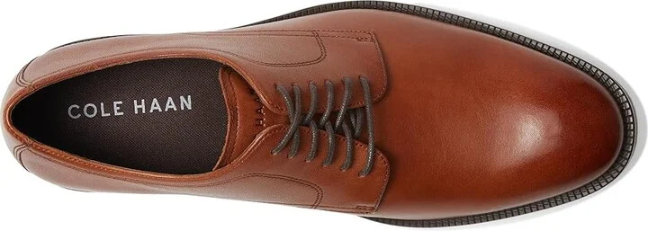 Cole Haan Modern Essentials Plain Toe Ox Men's Lace Up Wing Tip Shoes British Tan : 7 D - Medium, Lace/Leather/Rubber - Image 2