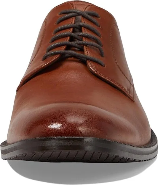 Cole Haan Modern Essentials Plain Toe Ox Men's Lace Up Wing Tip Shoes British Tan : 7 D - Medium, Lace/Leather/Rubber - Image 5