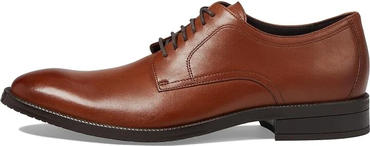 Cole Haan Modern Essentials Plain Toe Ox Men's Lace Up Wing Tip Shoes British Tan : 7 D - Medium, Lace/Leather/Rubber - Image 6