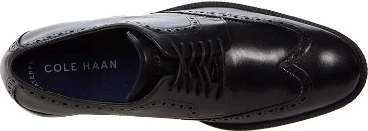 Cole Haan Modern Essentials Wing Oxford Men's Shoes Black Waterproof : 10 D - Medium, Leather - Image 2
