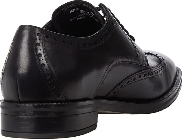 Cole Haan Modern Essentials Wing Oxford Men's Shoes Black Waterproof : 10 D - Medium, Leather - Image 4
