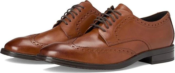 Cole Haan Modern Essentials Wing Oxford Men's Shoes British Tan : 11 D - Medium, Leather