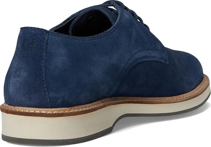 Cole Haan Morse Grand Plain Toe Oxfords Men's Lace-up Boots Big Dipper Suede/Ivory/Sea Stone : 12 D - Medium, Leather - Image 4