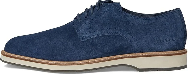 Cole Haan Morse Grand Plain Toe Oxfords Men's Lace-up Boots Big Dipper Suede/Ivory/Sea Stone : 12 D - Medium, Leather - Image 6