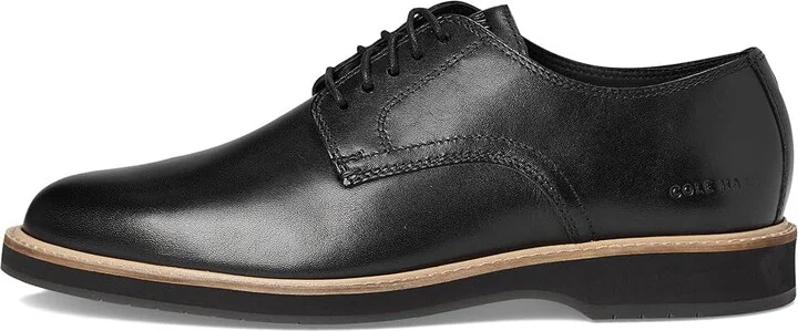Cole Haan Morse Grand Plain Toe Oxfords Men's Lace-up Boots Black/Black : 11.5 D - Medium, Leather - Image 6