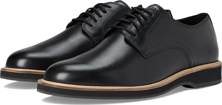 Cole Haan Morse Grand Plain Toe Oxfords Men's Lace-up Boots Black/Black : 11.5 D - Medium, Leather