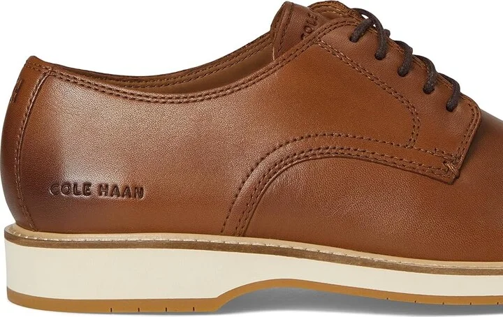 Cole Haan Morse Grand Plain Toe Oxfords Men's Lace-up Boots British Tan/Ivory : 8 D - Medium, Leather - Image 7