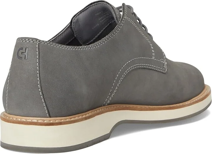 Cole Haan Morse Grand Plain Toe Oxfords Men's Lace-up Boots Sea Stone Nubuck/Ivory/Sea Stone : 13 D - Medium, Leather - Image 4