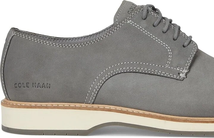 Cole Haan Morse Grand Plain Toe Oxfords Men's Lace-up Boots Sea Stone Nubuck/Ivory/Sea Stone : 13 D - Medium, Leather - Image 7