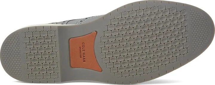 Cole Haan Morse Grand Wingtip Oxfords Men's Lace-up Boots Sea Stone Nubuck/Ivory/Sea Stone : 11 D - Medium, Leather - Image 3