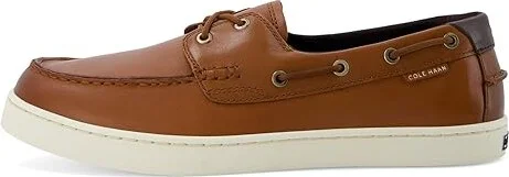 Cole Haan Nantucket Boat Shoe Men's Lace-up Boots Brit Tan/Ivory : 13 D - Medium - Image 6