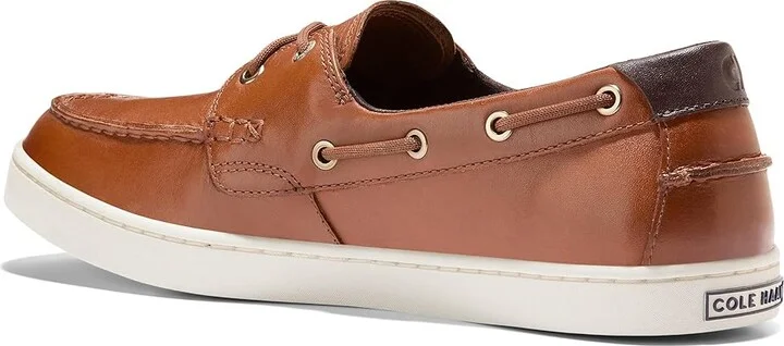 Cole Haan Nantucket Boat Shoe Men's Lace-up Boots Brit Tan/Ivory : 13 D - Medium - Image 7