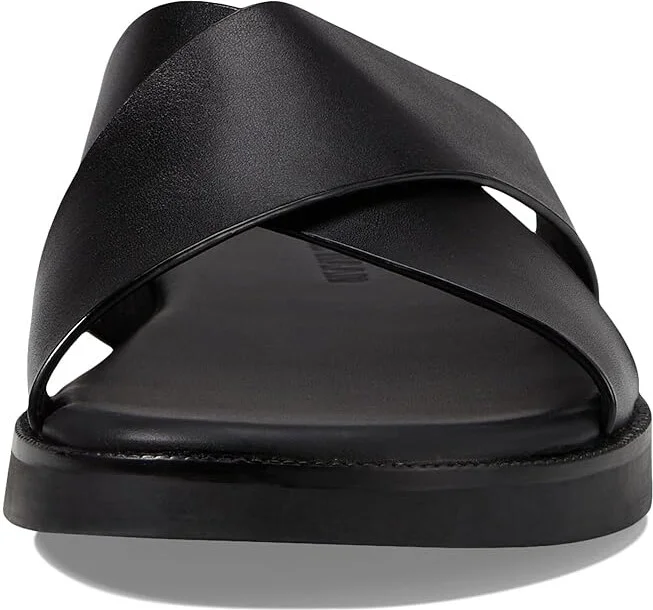 Cole Haan Nantucket Cross Strap Sandals Men's Sandals Black/Black : 13 D - Medium, Leather - Image 2