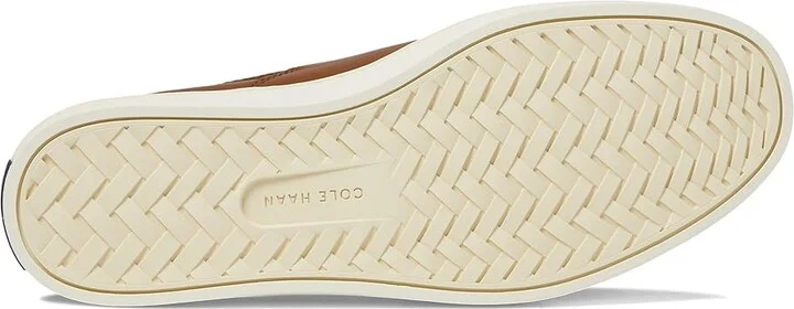 Cole Haan Nantucket Deck Slipon Men's Shoes British Tan/Ivory : 12 D - Medium, Leather/Rubber/Suede - Image 3