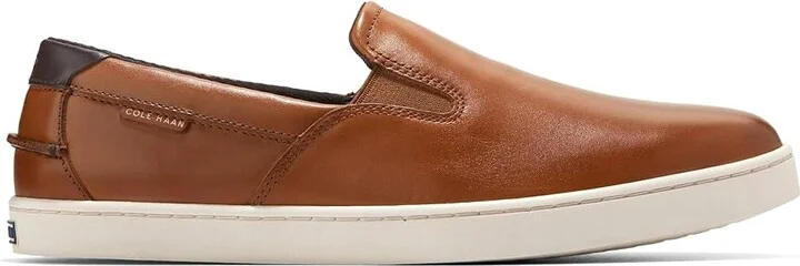Cole Haan Nantucket Deck Slipon Men's Shoes British Tan/Ivory : 12 D - Medium, Leather/Rubber/Suede - Image 7