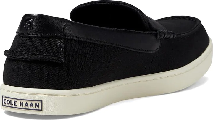 Cole Haan Nantucket Penny Men's Lace-up Boots Black Canvas/Black/Ivory : 9 D - Medium - Image 4