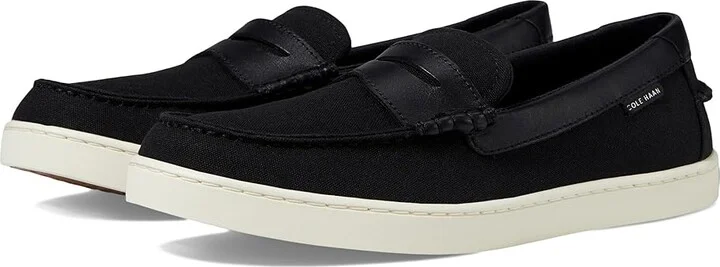 Cole Haan Nantucket Penny Men's Lace-up Boots Black Canvas/Black/Ivory : 9 D - Medium