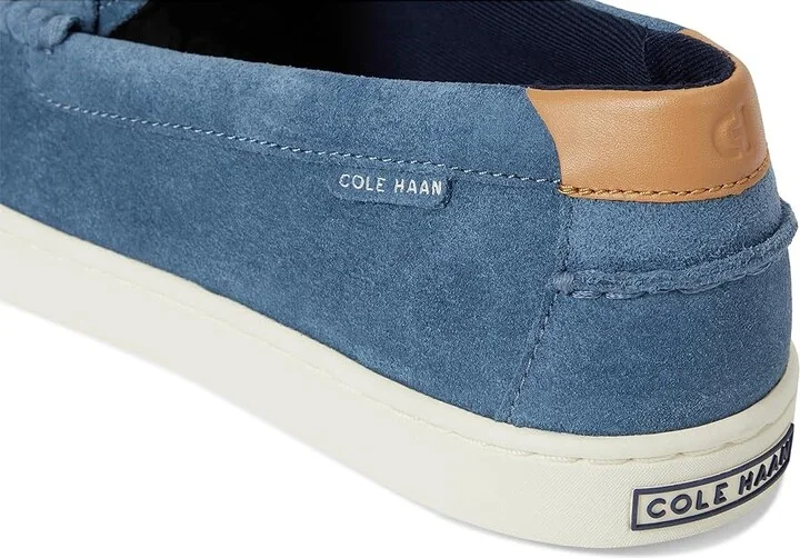 Cole Haan Nantucket Penny Men's Lace-up Boots China Blue Suede/Biscuit/Ivory : 10.5 D - Medium - Image 7