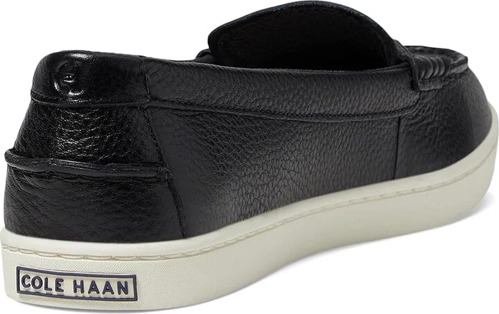 Cole Haan Nantucket Penny Women's Flat Shoes Black Pebbled Leather : 8 B - Medium - Image 4
