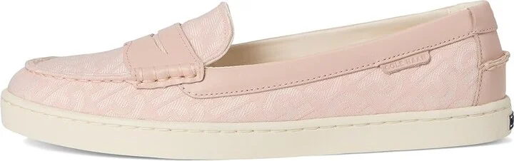 Cole Haan Nantucket Penny Women's Flat Shoes Cameo Rose Doublejacquard Print/Ivory : 8.5 B - Medium, Leather - Image 6