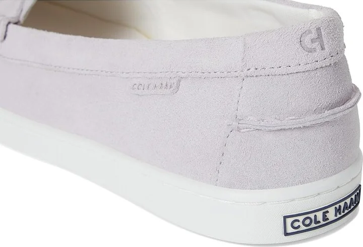 Cole Haan Nantucket Penny Women's Flat Shoes Purple Heather Suede/White : 6.5 B - Medium, Leather - Image 7