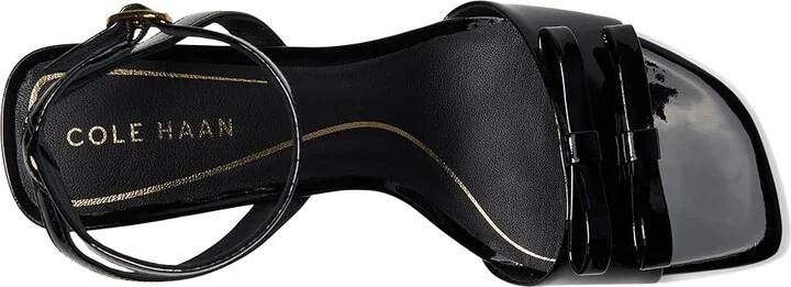 Cole Haan Noella Bow Sandal Women's Sandals Black Patent : 6 B - Medium, Leather - Image 2