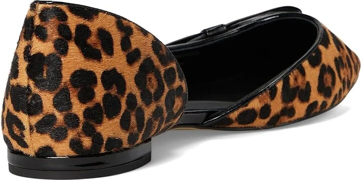 Cole Haan Noella Bow Skimmer Women's Flat Shoes Leopard Print Haircalf : 10 B - Medium, Leather - Image 4