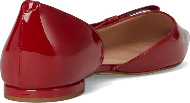Cole Haan Noella Bow Skimmer Women's Flat Shoes Rio Red Patent Leather : 7.5 B - Medium - Image 4