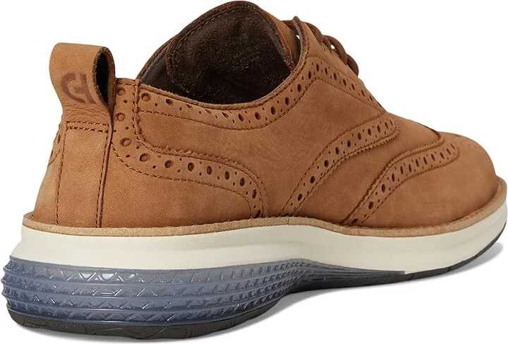 Cole Haan Og Energyweave Wingtip Oxfords Men's Lace-up Boots Golden Toffee Nubuck/China Blue/Ivory : 11 D - Medium, Leather - Image 4