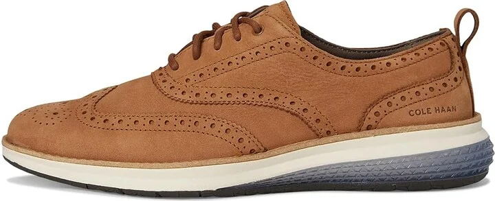 Cole Haan Og Energyweave Wingtip Oxfords Men's Lace-up Boots Golden Toffee Nubuck/China Blue/Ivory : 11 D - Medium, Leather - Image 6