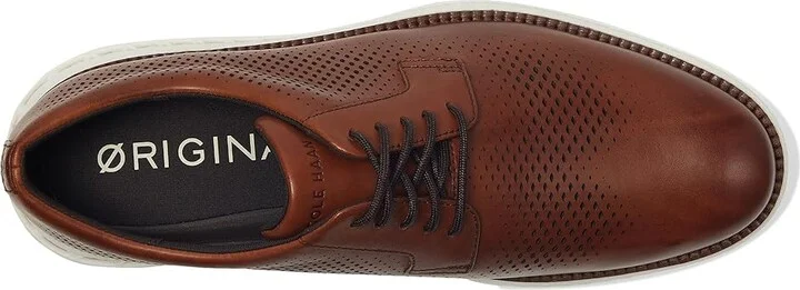 Cole Haan Original Grand 2.0 Oxford Men's Lace Up Wing Tip Shoes British Tan/White : 12 W - Wide, EVA/Lace/Leather - Image 2