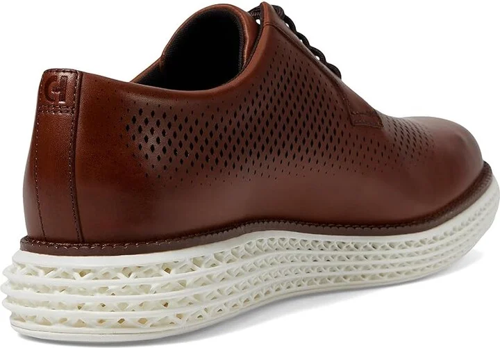 Cole Haan Original Grand 2.0 Oxford Men's Lace Up Wing Tip Shoes British Tan/White : 12 W - Wide, EVA/Lace/Leather - Image 4