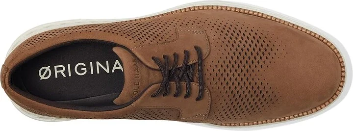 Cole Haan Original Grand 2.0 Oxford Men's Lace Up Wing Tip Shoes Light Whiskey Nubuck : 10 D - Medium, EVA/Lace/Leather - Image 2