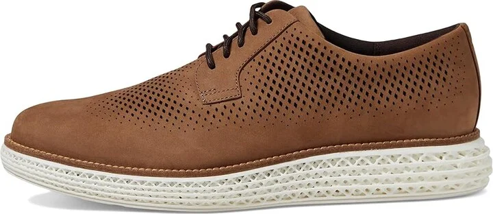 Cole Haan Original Grand 2.0 Oxford Men's Lace Up Wing Tip Shoes Light Whiskey Nubuck : 10 D - Medium, EVA/Lace/Leather - Image 6
