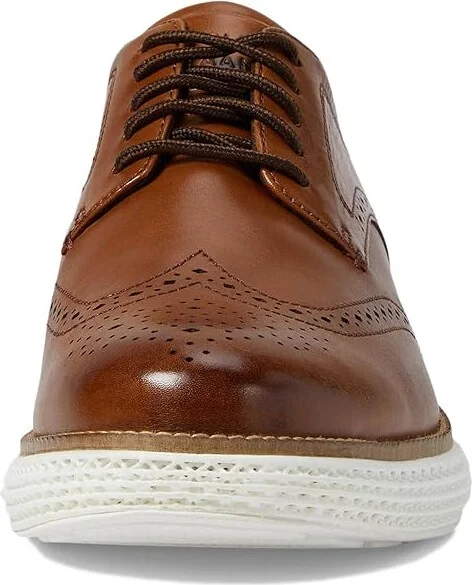 Cole Haan Original Grand 2.0 Wing Tip Oxford Men's Lace Up Wing Tip Shoes British Tan : 8.5 D - Medium, Leather - Image 5