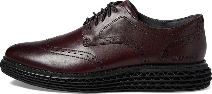 Cole Haan Original Grand 2.0 Wing Tip Oxford Men's Lace Up Wing Tip Shoes Papaya : 10 D - Medium, Leather - Image 6