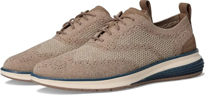 Cole Haan Original Grand Energy Weave Stitchlite Wing Oxford Men's Lace-up Boots Light Sesame/Coffee/Indian Teal/Ivory : 9 D - Medium