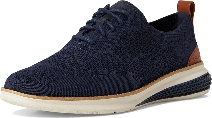 Cole Haan Original Grand Energy Weave Stitchlite Wing Oxford Men's Lace-up Boots Navy Blazer/Ivory/Natural : 13 D - Medium, Leather - Image 5
