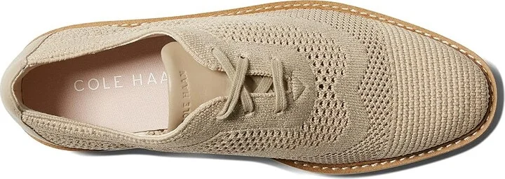 Cole Haan Original Grand Platform Stitchlite Oxford Women's Shoes Rye Knit/Ivory : 10.5 B - Medium, Synthetic - Image 2