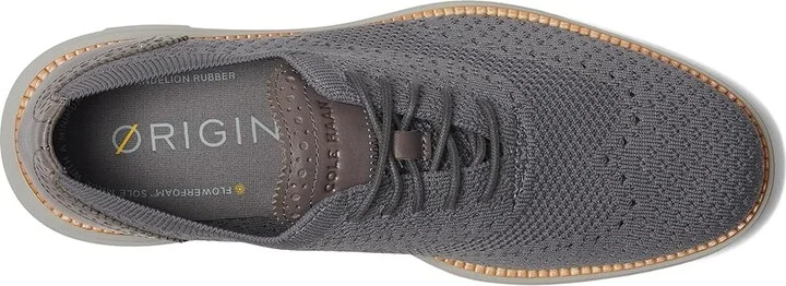 Cole Haan Original Grand Remastered Stitchlite Oxford Men's Lace Up Wing Tip Shoes Quiet Shade/Microchip : 8 D - Medium, Leather - Image 2