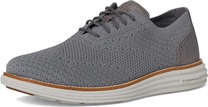 Cole Haan Original Grand Remastered Stitchlite Oxford Men's Lace Up Wing Tip Shoes Quiet Shade/Microchip : 8 D - Medium, Leather - Image 5