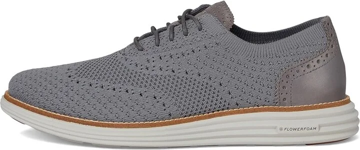 Cole Haan Original Grand Remastered Stitchlite Oxford Men's Lace Up Wing Tip Shoes Quiet Shade/Microchip : 8 D - Medium, Leather - Image 6