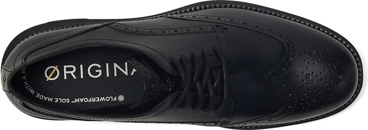 Cole Haan Original Grand Remastered Wing Tip Men's Lace Up Wing Tip Shoes Black/Black : 16 D - Medium, Leather - Image 2